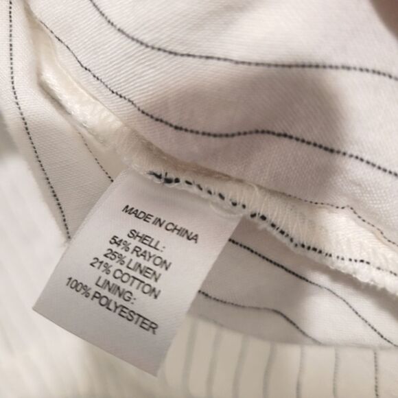 Drew pinstripe one button front blazer Size Small - Picture 8 of 10